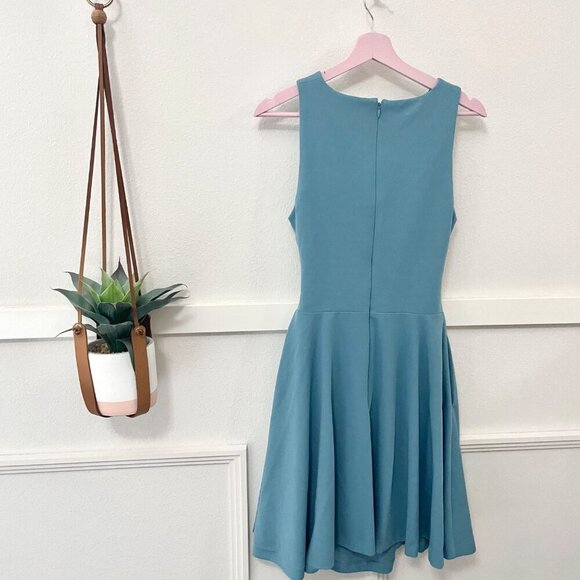 Dress the Population Mariela Cutout Fit & Flare Dress Sea Breeze M - Picture 7 of 10